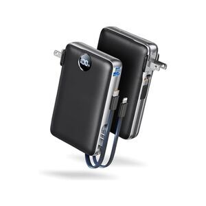Portable Charger Power Bank 50000mAh Massive Capacity with Wall Plug